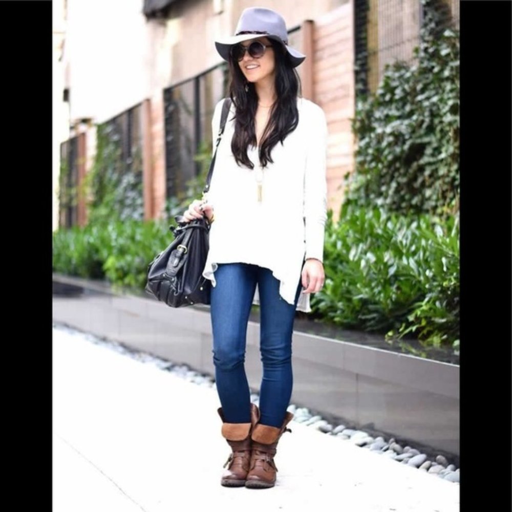 Steve Madden Banndit Brown Leather Boots